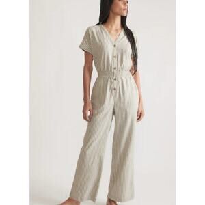 Marine Layer Lia Wide Leg Jumpsuit Sz Medium